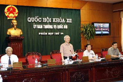 Khai mạc Phiên họp thứ 34 của Ủy ban Thường vụ Quốc hội 